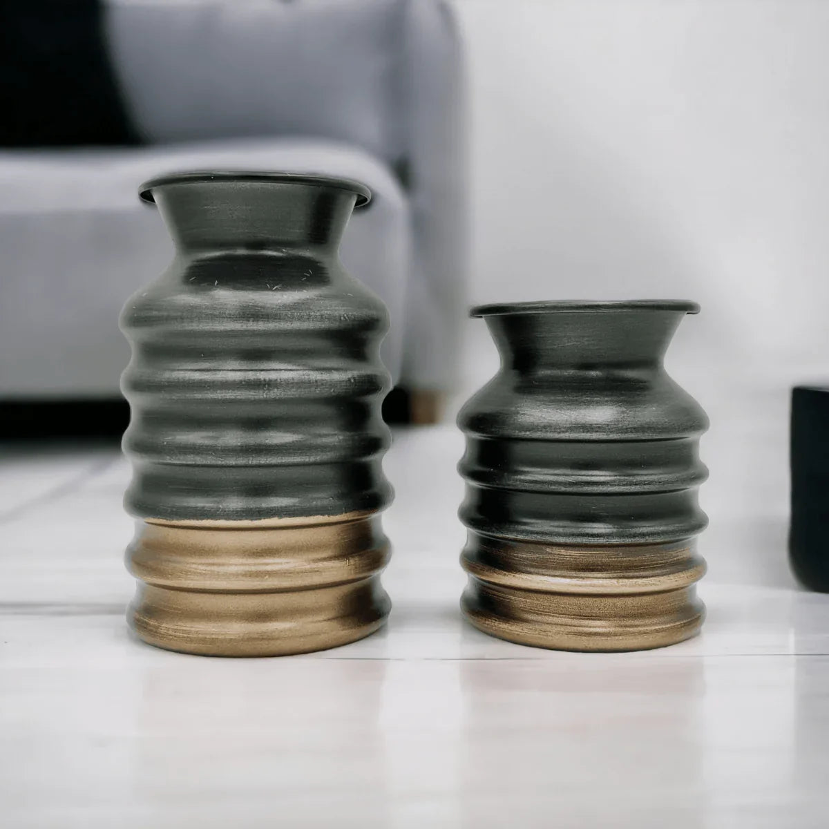 Canyon Metal Vase - Exquisite Homewares 