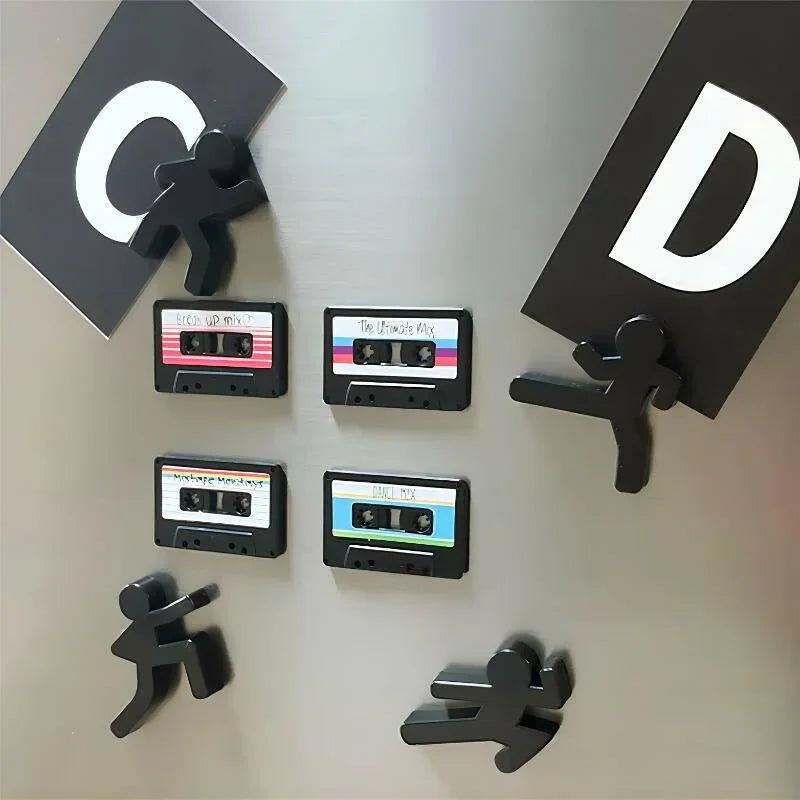 Cassette Tape Magnet (Set of 4) - Exquisite Homewares 