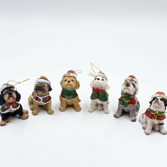 Dog Hanging Christmas Tree Decorations - Exquisite Homewares