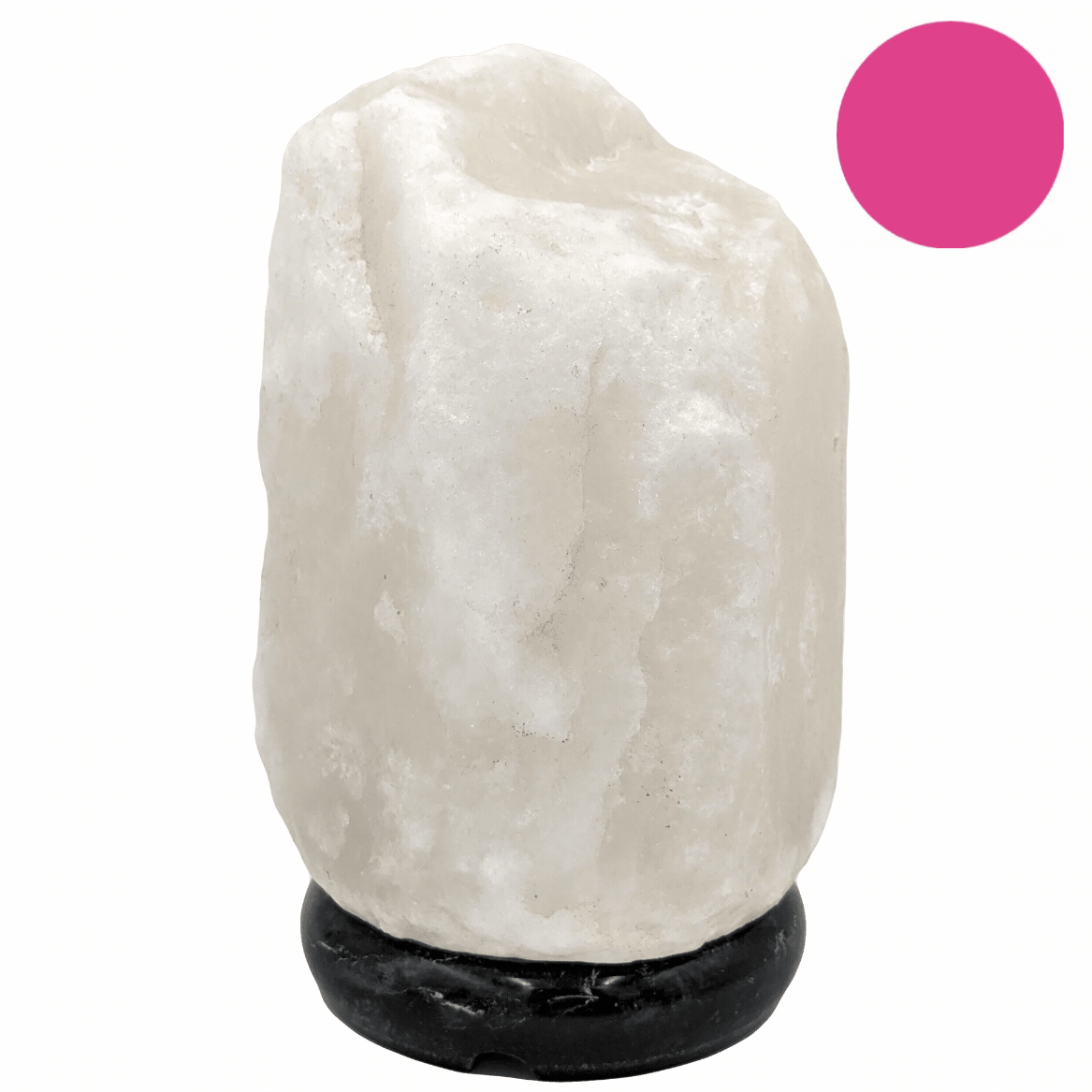 White Salt Lamp.