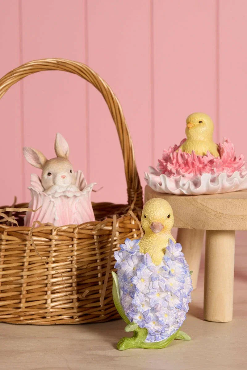 Duckling with Hyacinth - Exquisite Homewares 