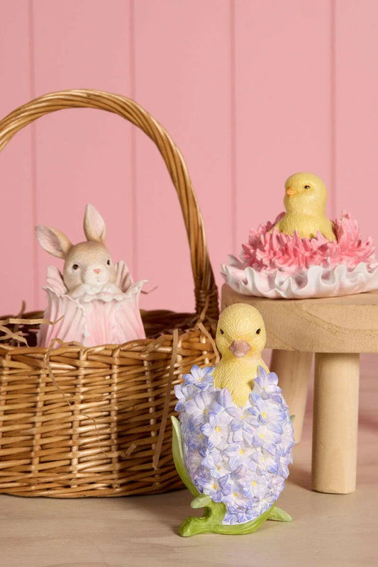 Duckling with Hyacinth - Exquisite Homewares 
