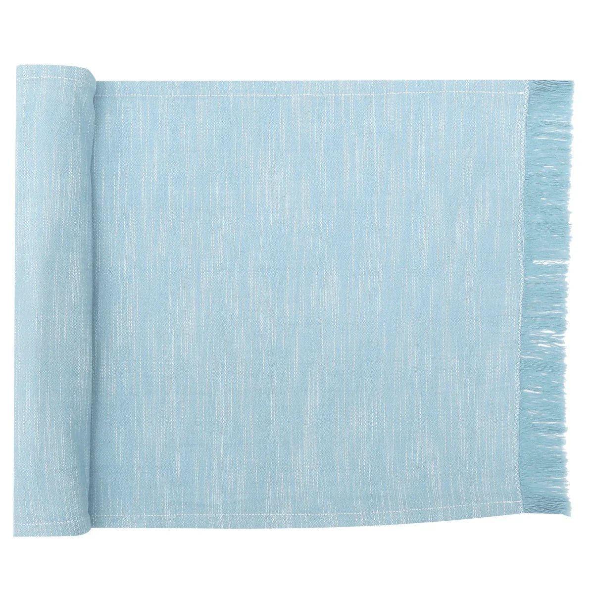 Elysian Blue Table Runner 35x180cm - 100% Cotton - Exquisite Homewares 