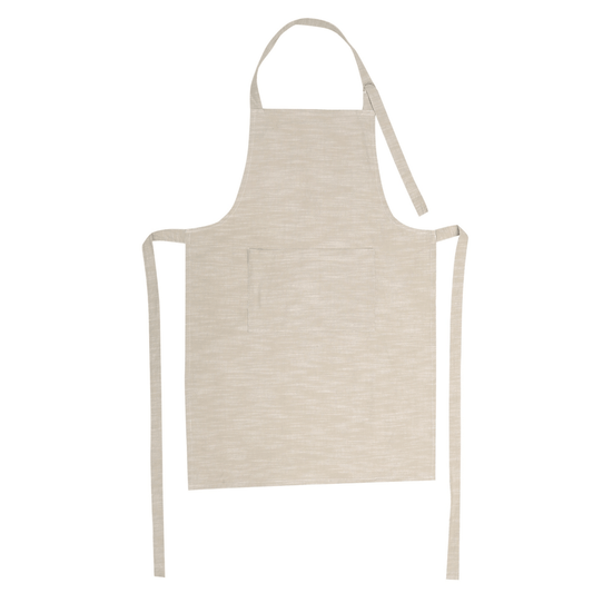 Elysian Taupe Apron 60x90cm - 100% Cotton - Exquisite Homewares