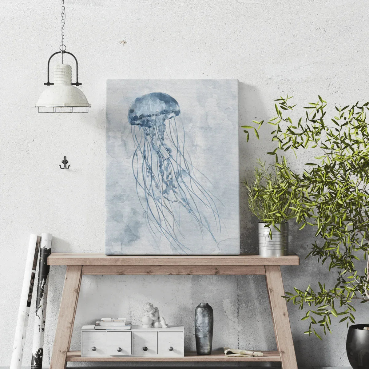 Enchanted Jellyfish Framed Canvas Print - Exquisite Homewares 