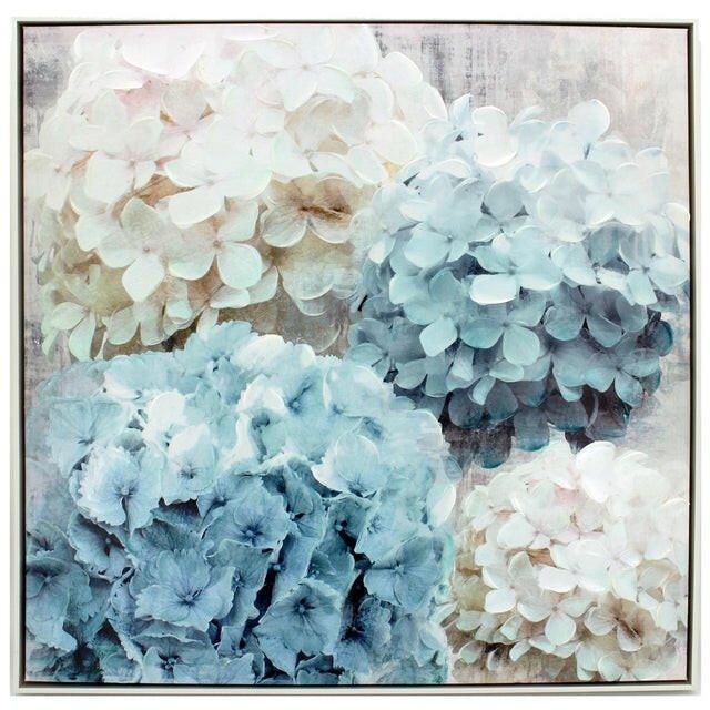 Ethereal Hydrangea Blooms Canvas Print - Exquisite Homewares 