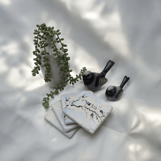 Fairywren Resin Coasters - Exquisite Homewares
