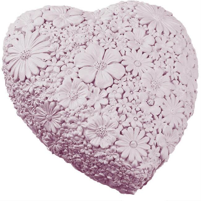 Floral Heart Trinket Box - Pink - Exquisite Homewares 
