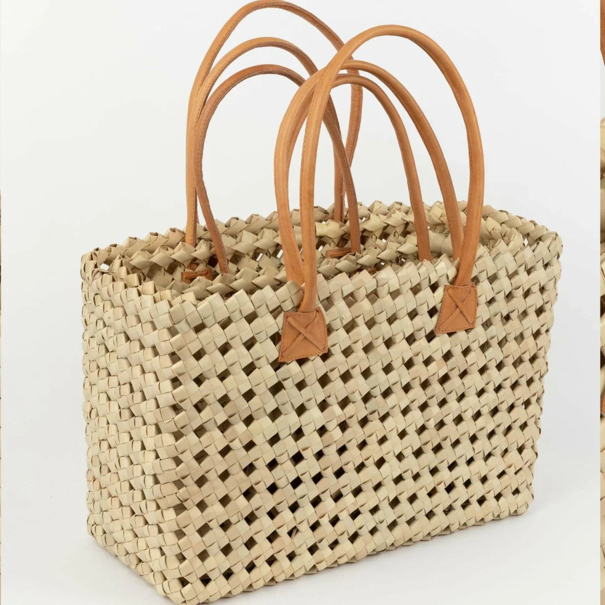 French Basket Natural - Large - Exquisite Homewares 