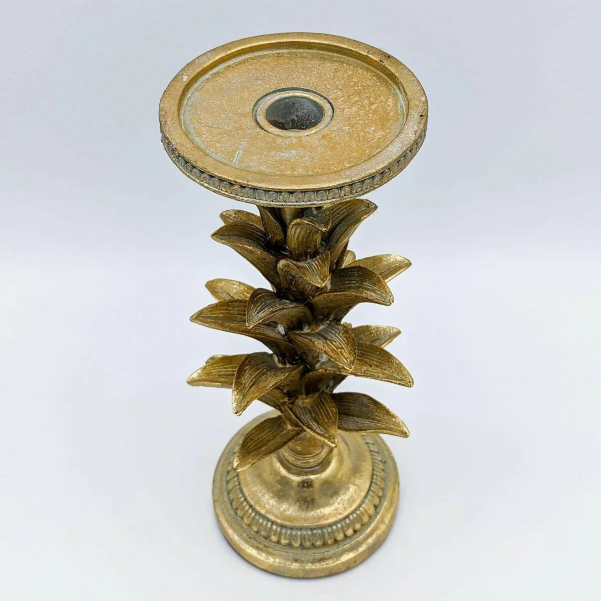Golden Leaves Candle Stand - Exquisite Homewares 