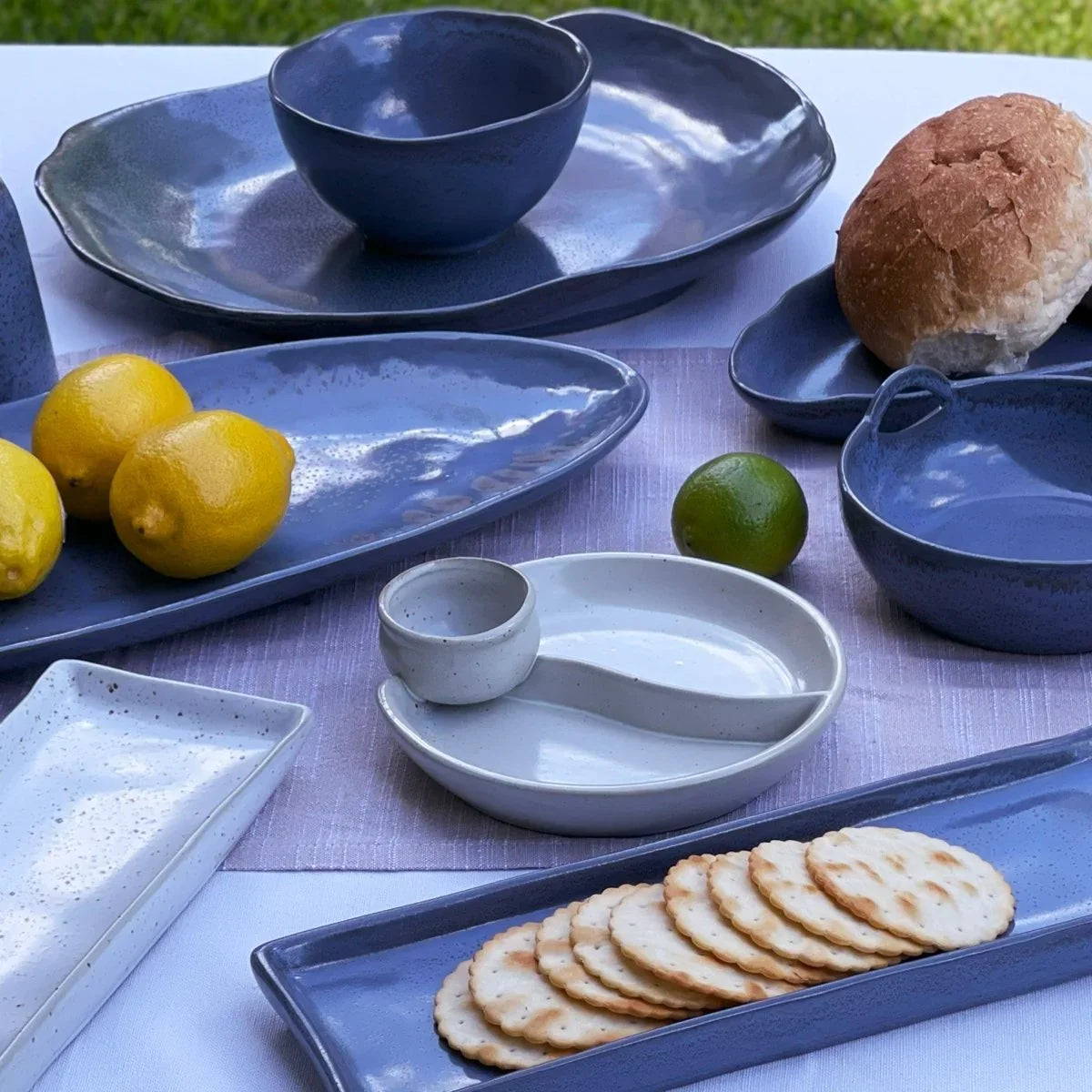 Grey-Blue Bowl - Exquisite Homewares 