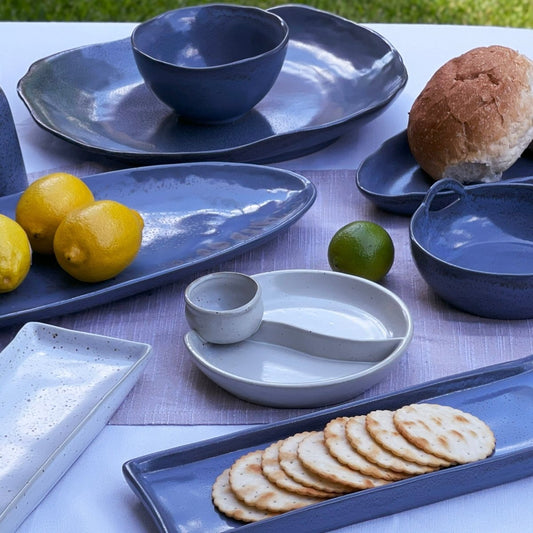 Grey - Blue Bowl - Exquisite Homewares