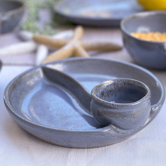 Grey - Blue Olive Dish - Exquisite Homewares