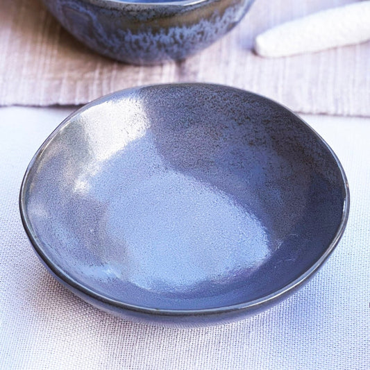 Grey - Blue Sauce Dish - Exquisite Homewares