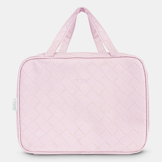 Hanging Cosmetic Bag - Woven Peony - Exquisite Homewares