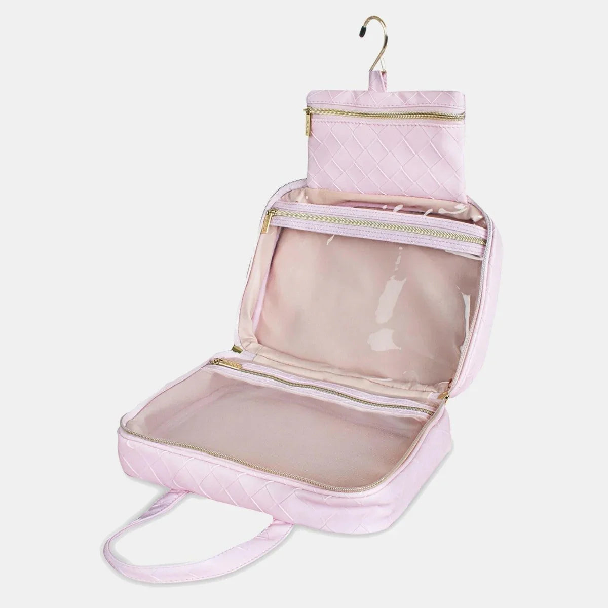 Hanging Cosmetic Bag - Woven Peony - Exquisite Homewares 
