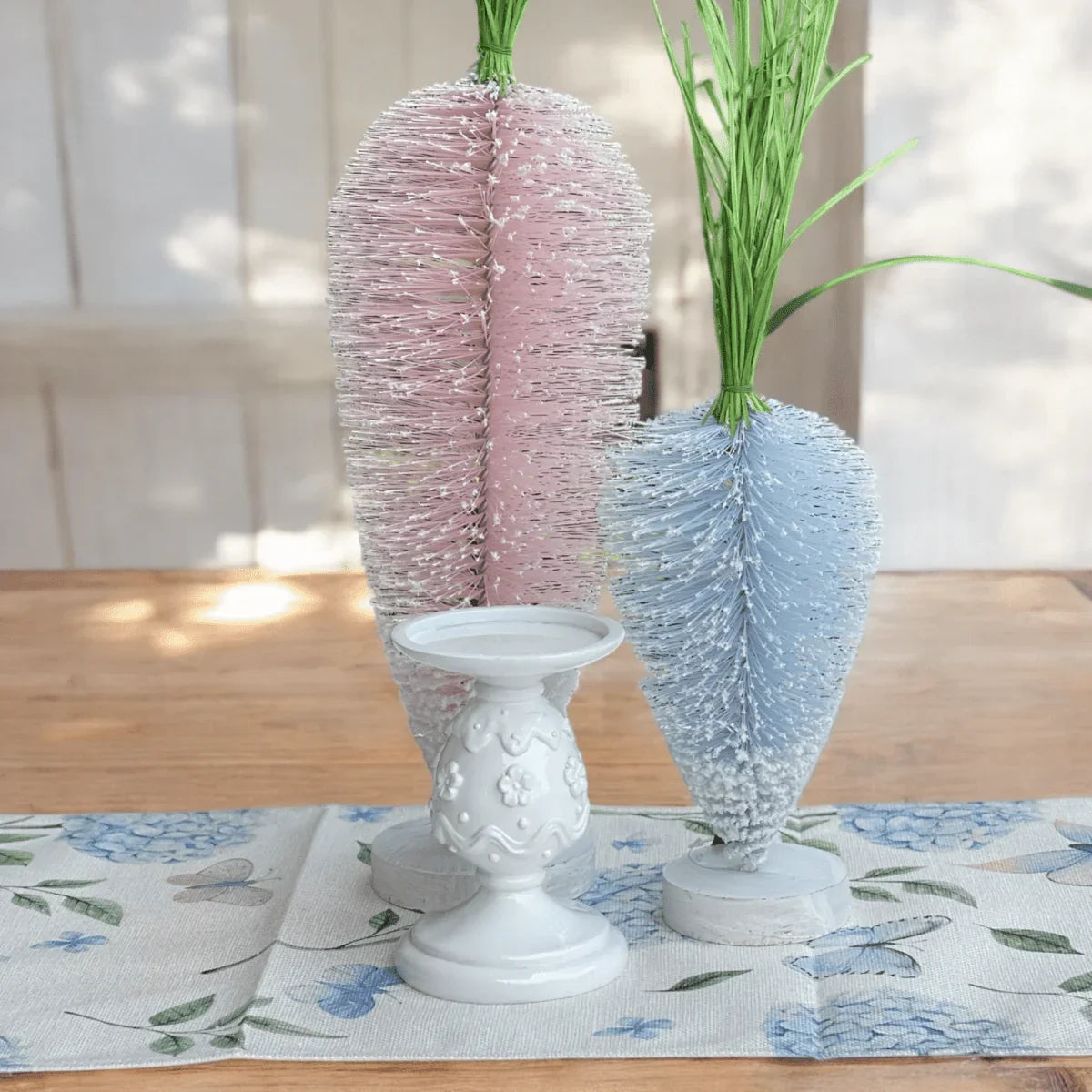 Happy Easter Blue Butterfly Table Runner - Exquisite Homewares 