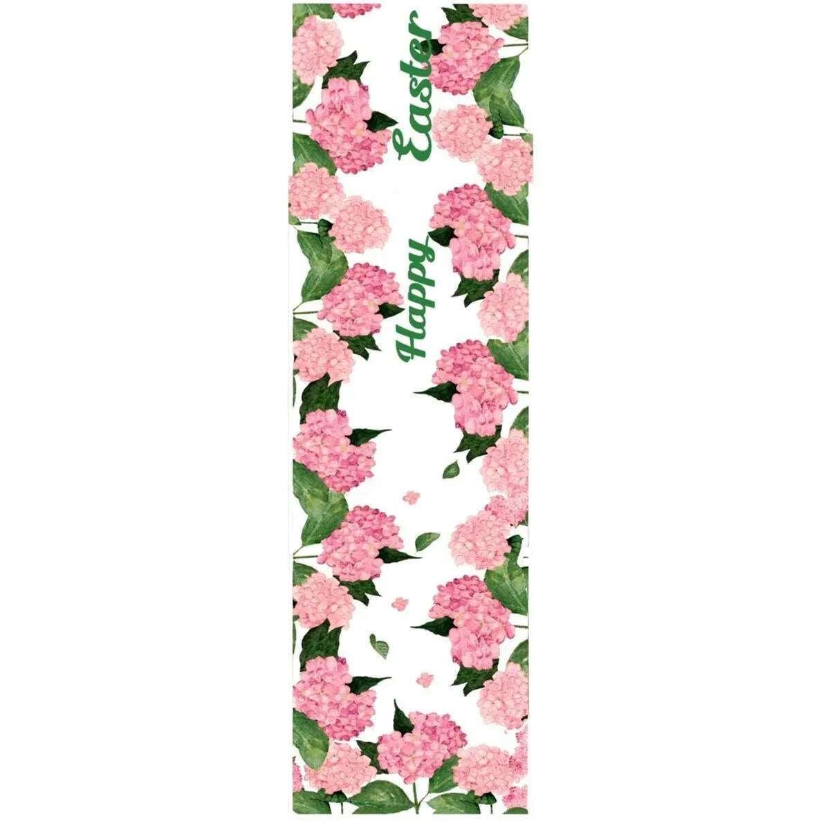 Happy Easter Pink Hydrangea Table Runner - Exquisite Homewares 