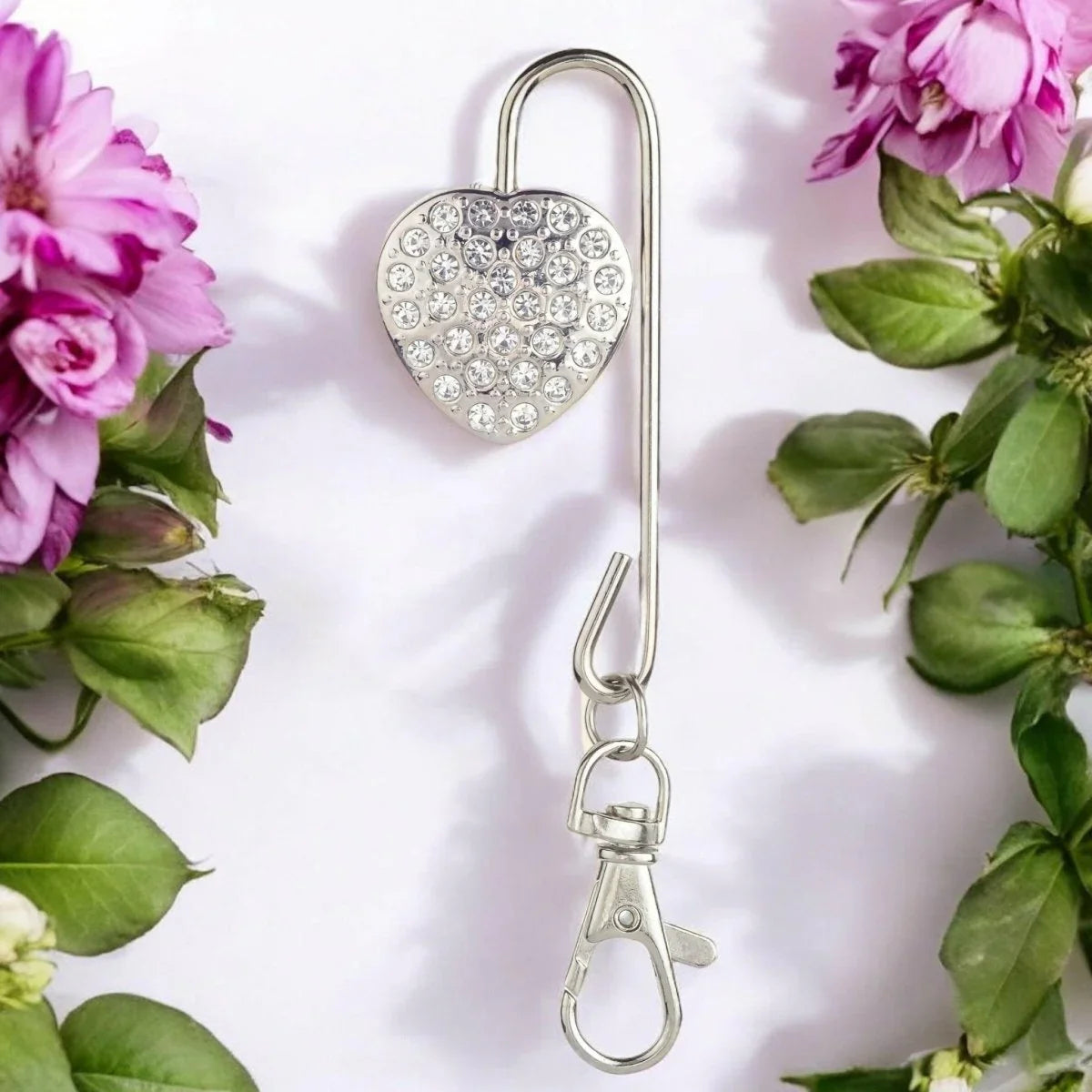 Heart Key Find Hanger - Silver - Exquisite Homewares 