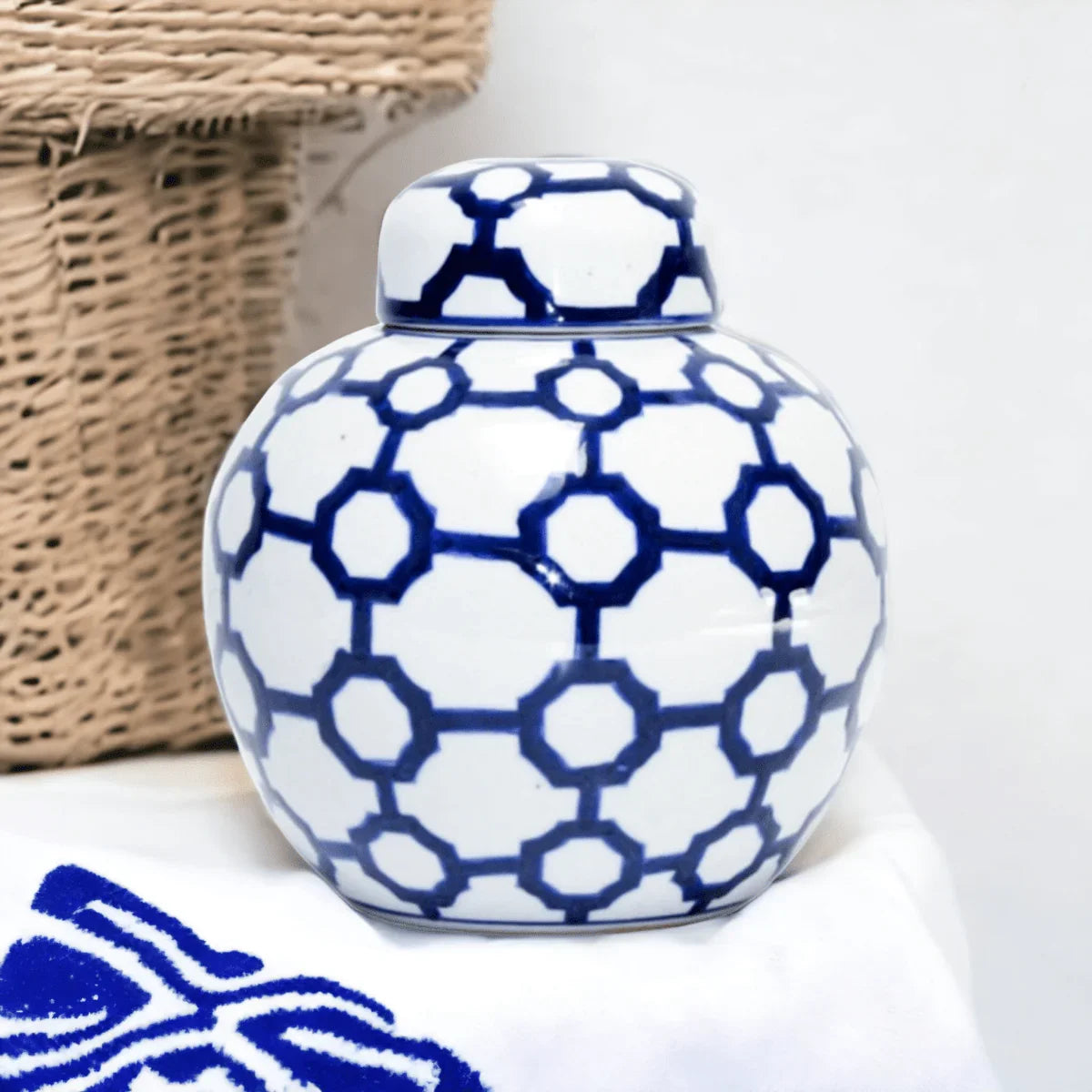Heather Ginger Jar - Exquisite Homewares 