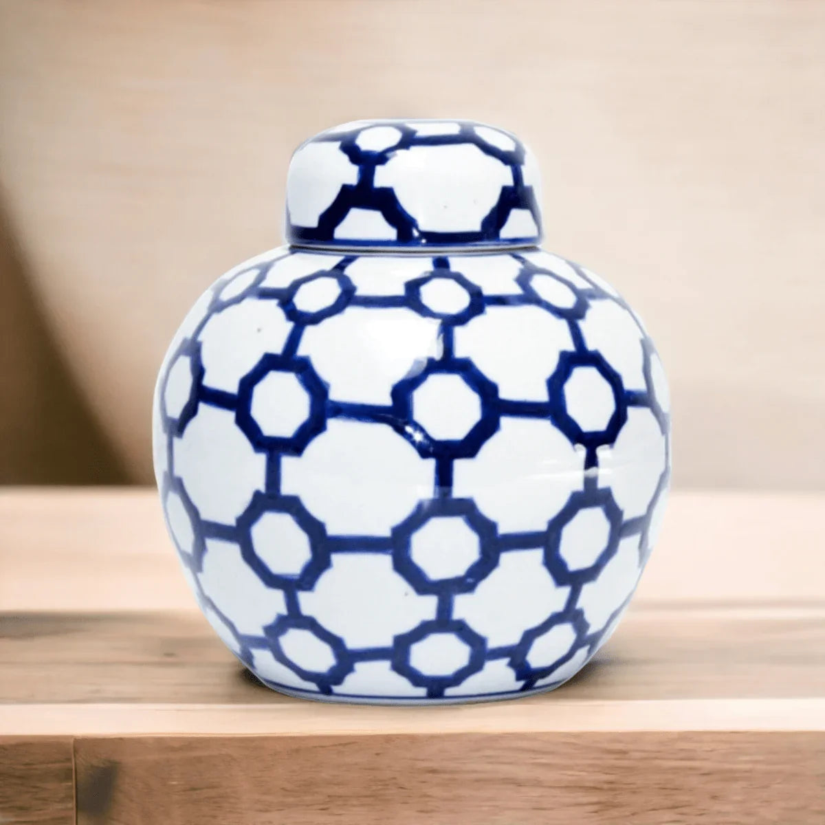Heather Ginger Jar - Exquisite Homewares 