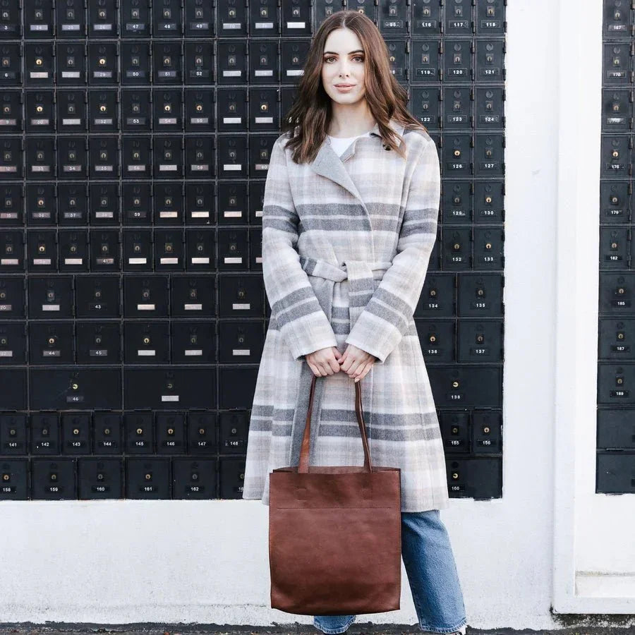 Henk Berg Catie Tote in Vintage Tan - Exquisite Homewares 