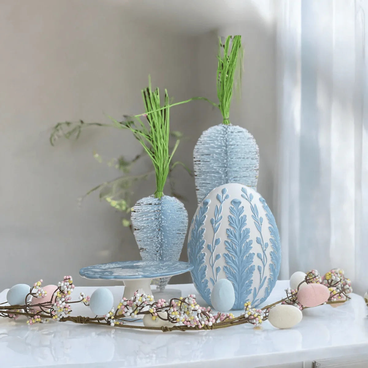 Jasper Blue Cake Stand - Exquisite Homewares 