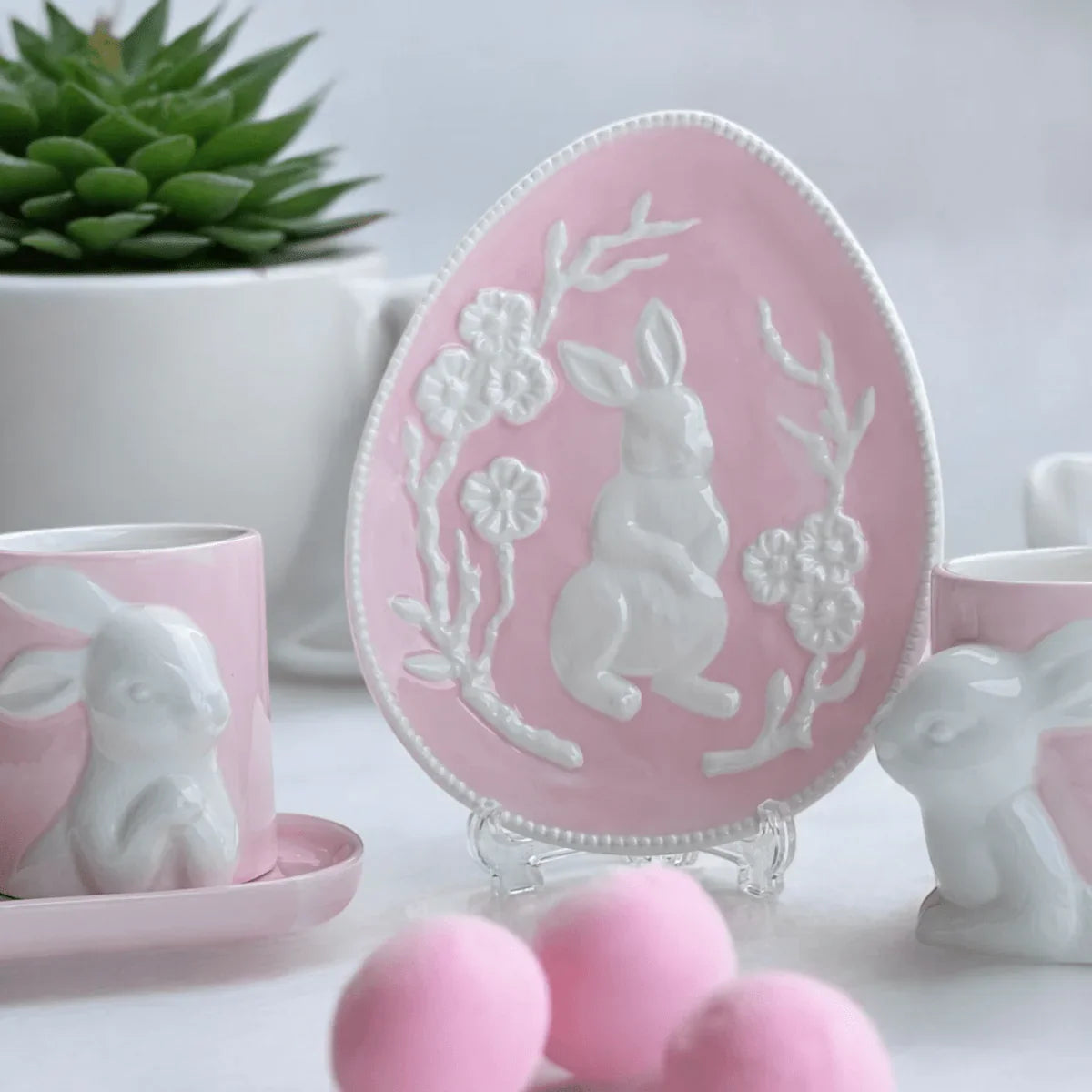 Jasper Pink Plate - Exquisite Homewares 