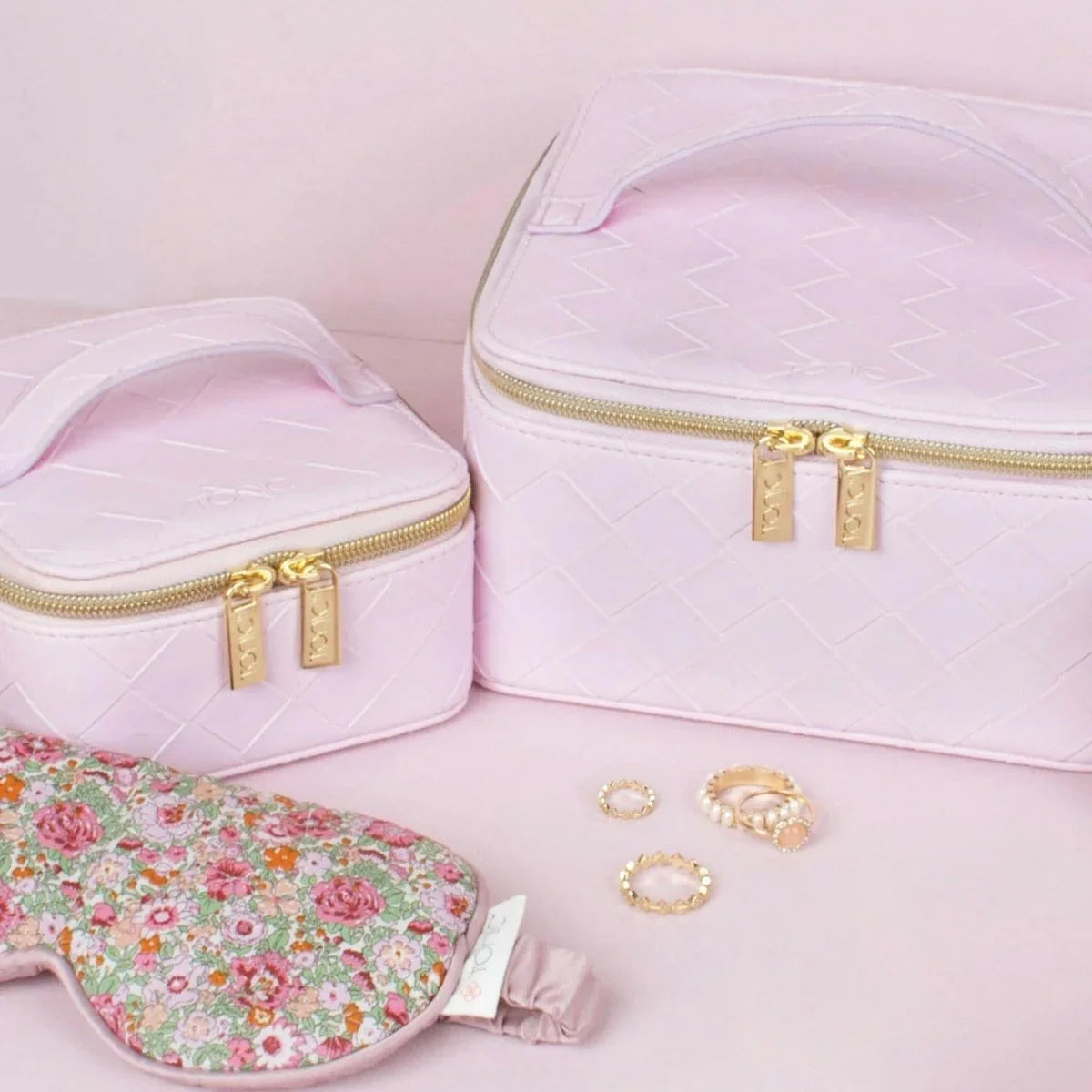 Jewellery Cube - Woven Peony - Exquisite Homewares 