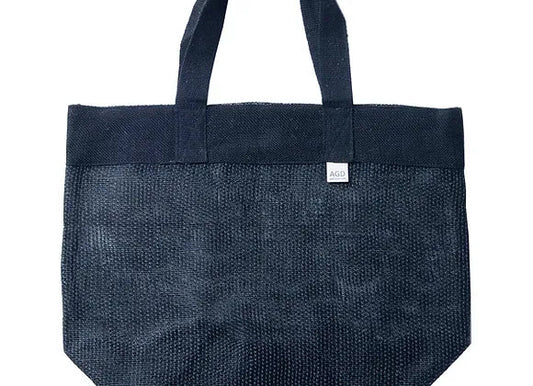 Jute Mesh Bag - Navy - Exquisite Homewares