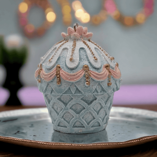 Large Cupcake Christmas Tree Hanging Decoration - Exquisite Homewares
