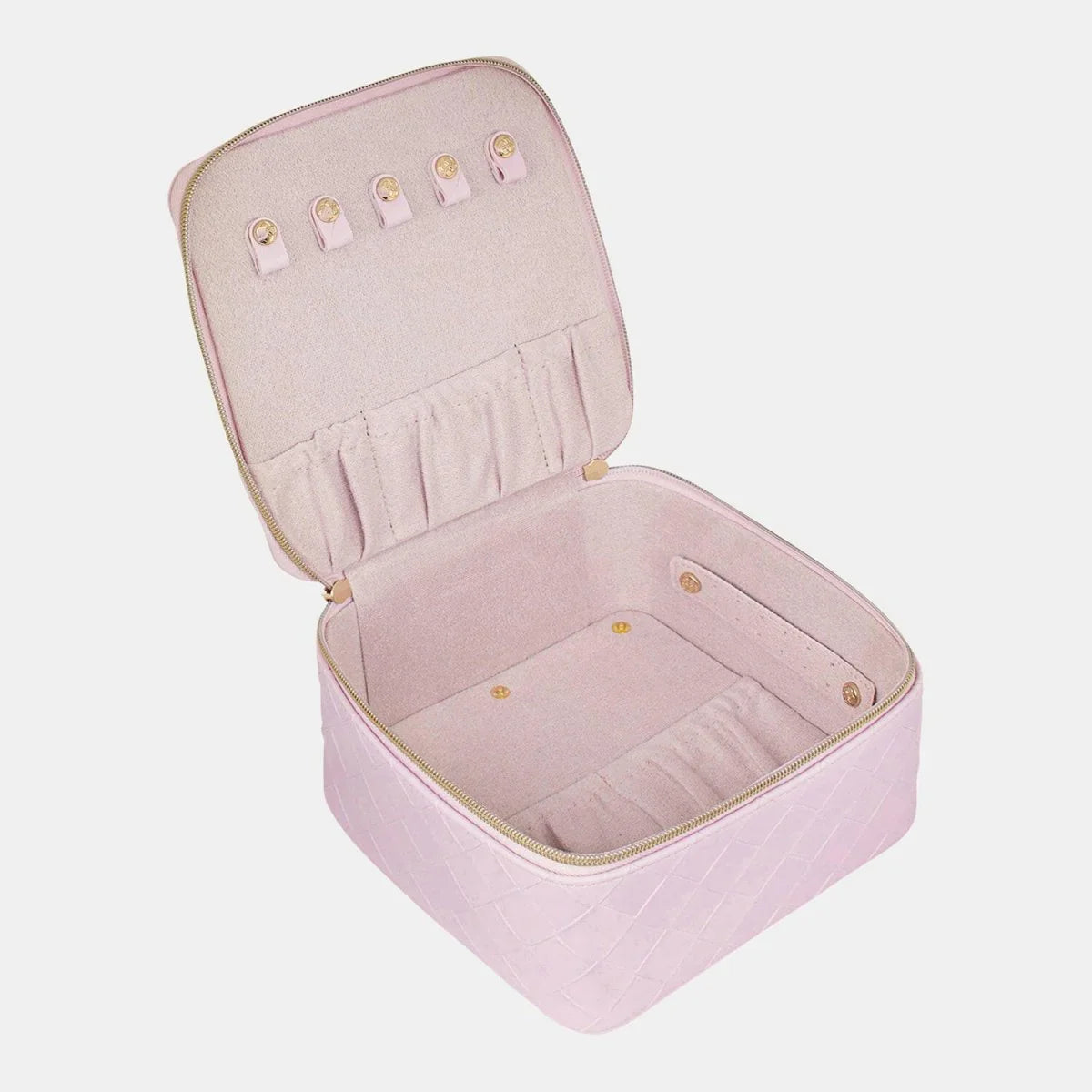 Large Jewellery Cube - Woven Peony - Exquisite Homewares 
