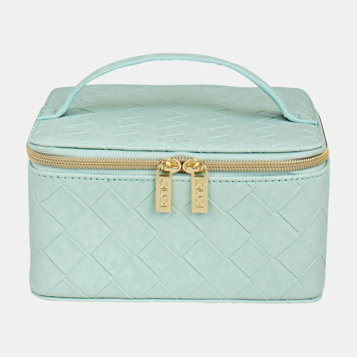Large Jewellery Cube - Woven Teal - Exquisite Homewares 