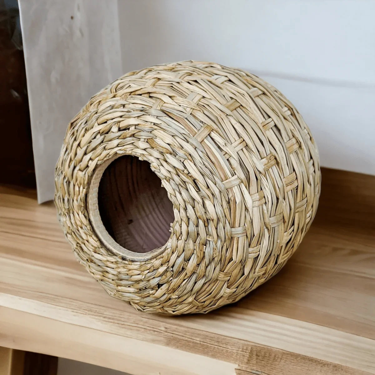 Leila Bamboo Woven Vase - Exquisite Homewares 