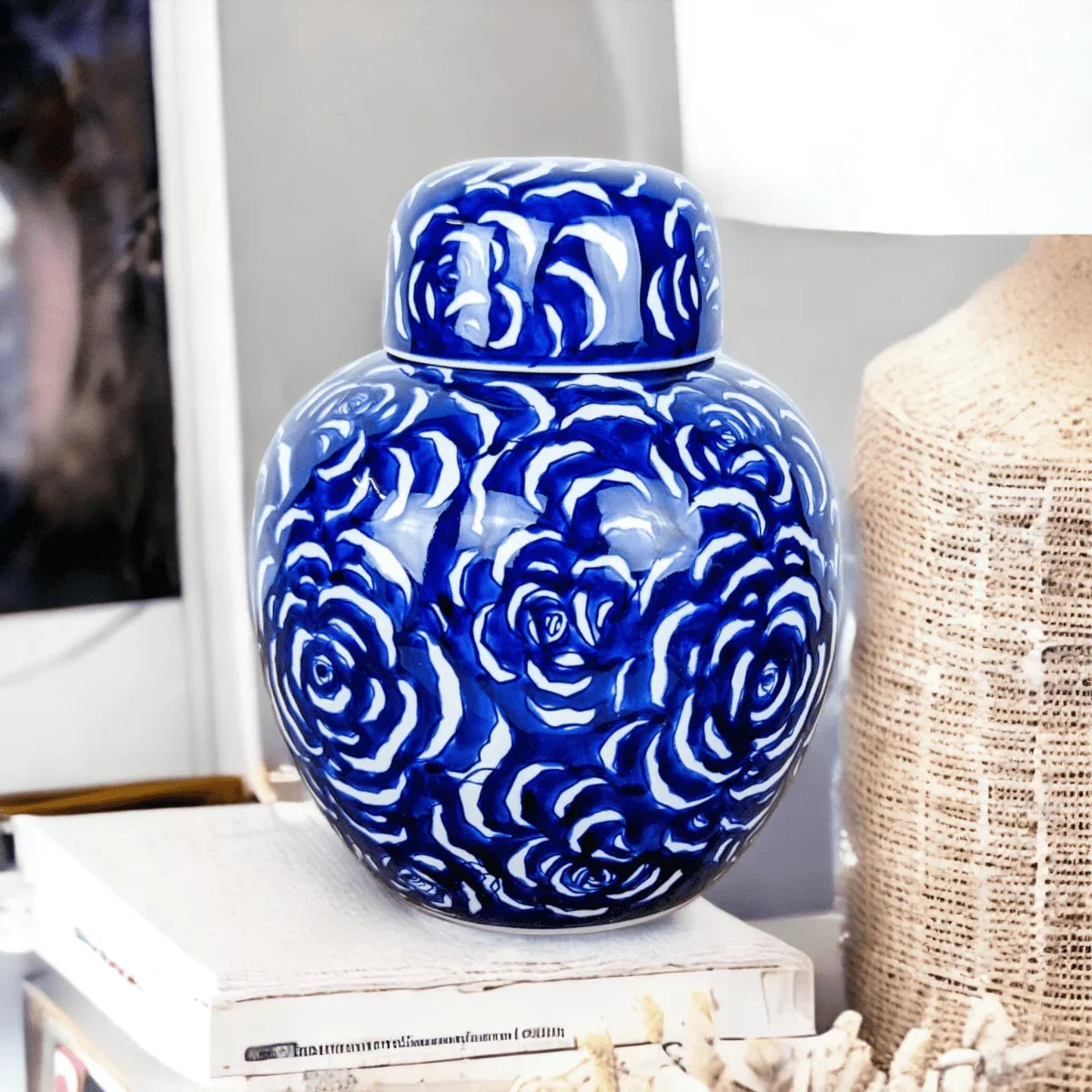 Meri Ceramic Ginger Jar - Exquisite Homewares 