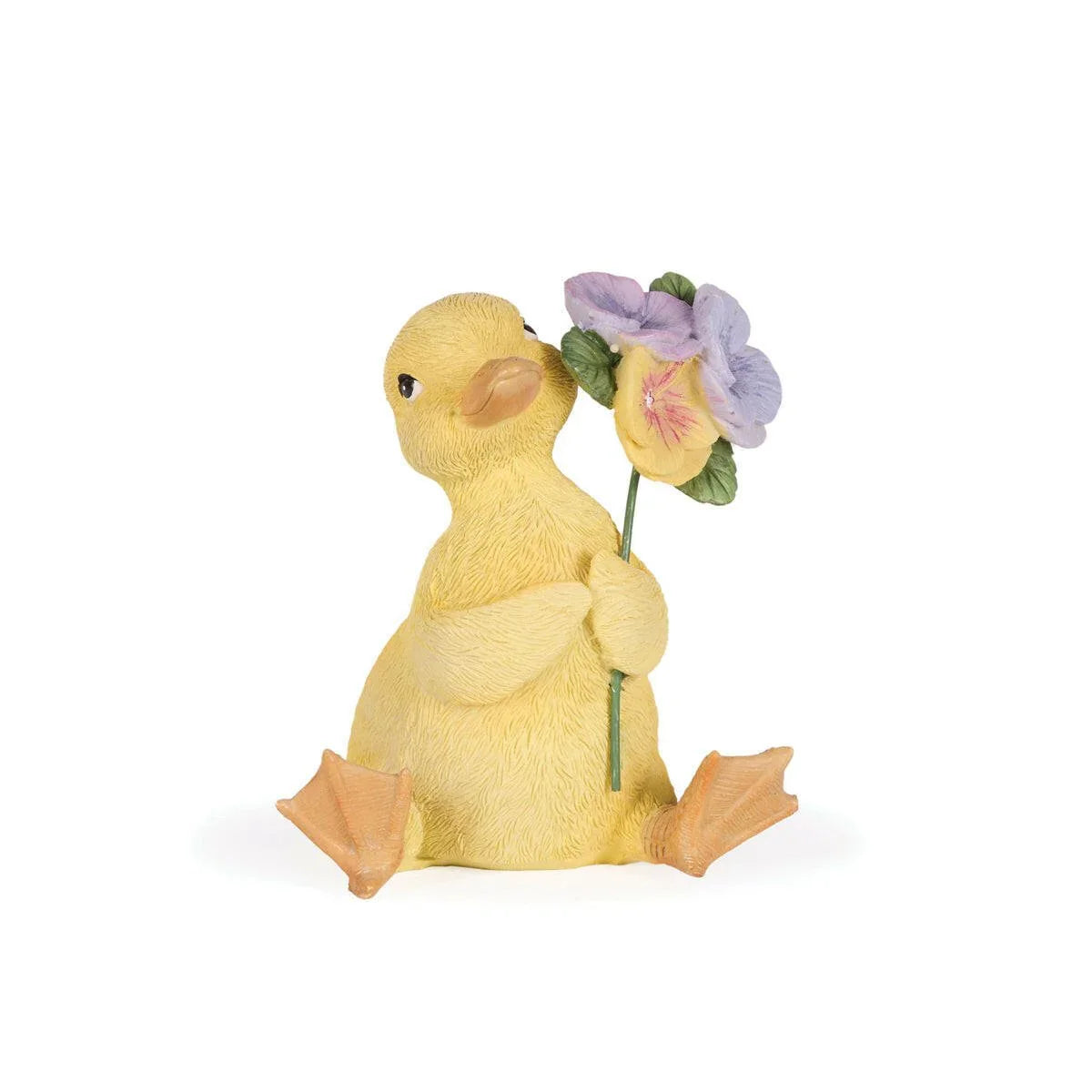 Mr Duck with Pansy - Exquisite Homewares 
