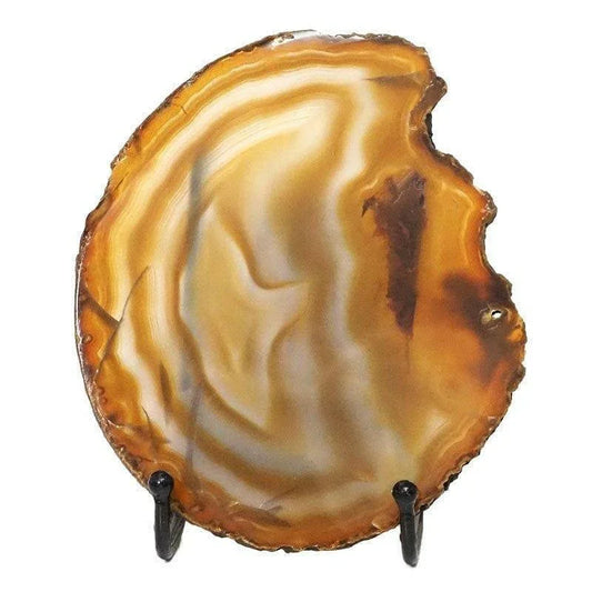 Natural Sliced Crystal Agate Lamp - Exquisite Homewares 