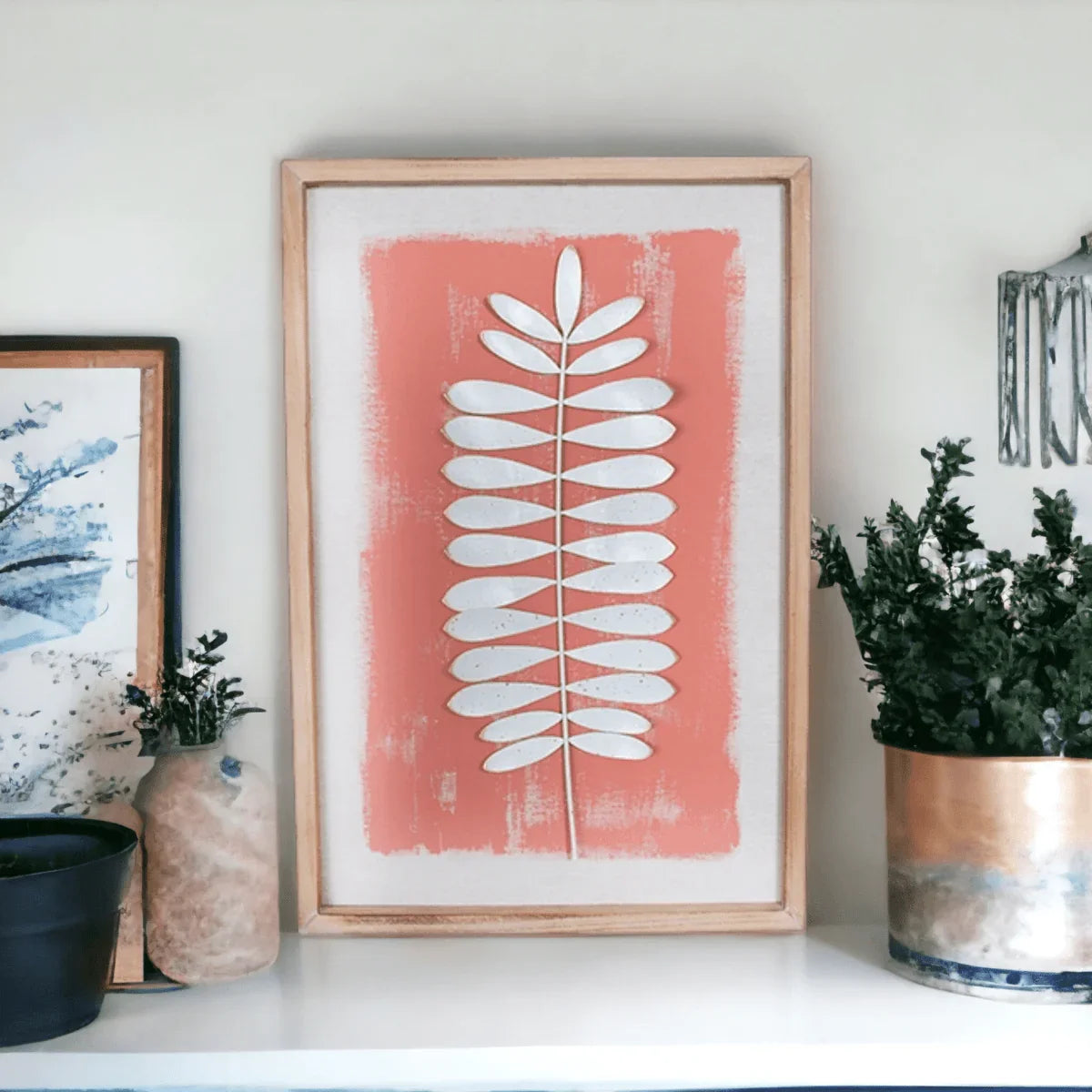 Oasis Whispers Wooden Wall Art - Exquisite Homewares 