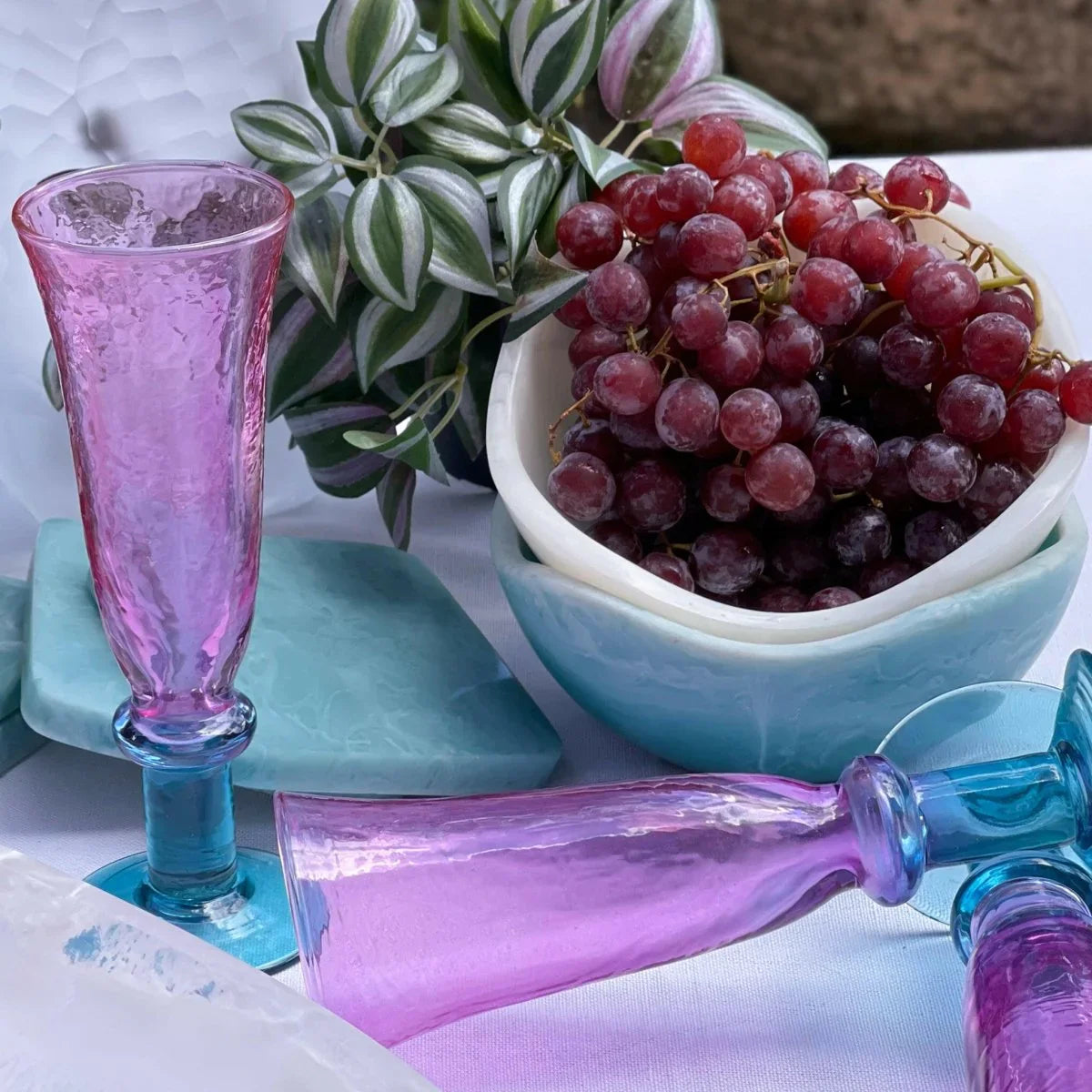 Orana Champagne Flute Set of 4 - Exquisite Homewares 