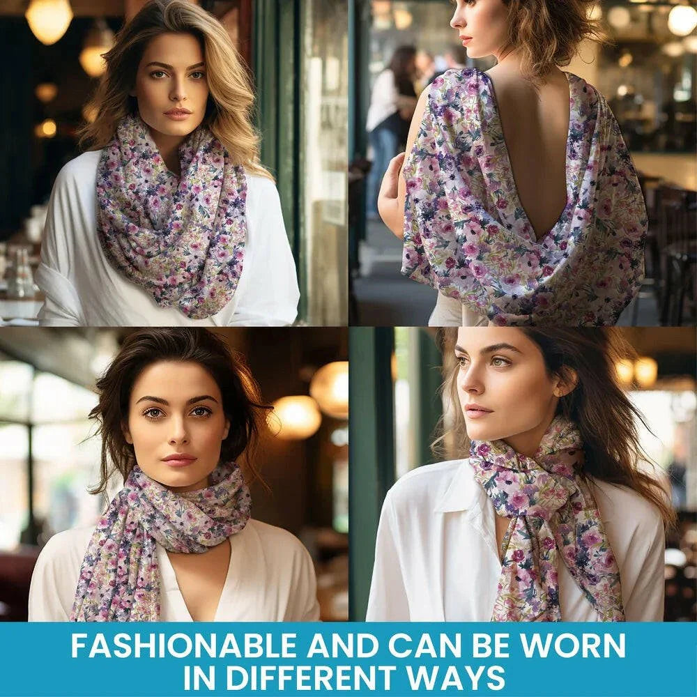 Peonie Rose Scarf - Exquisite Homewares 