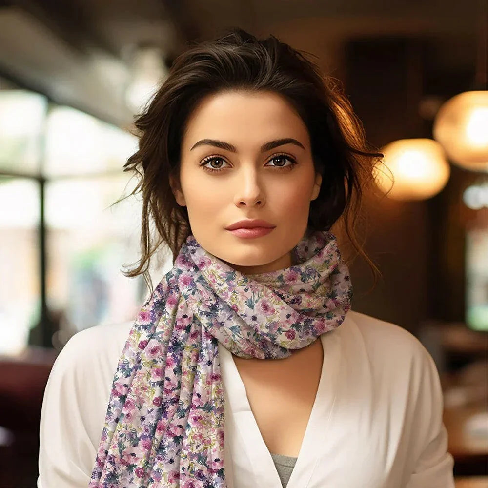 Peonie Rose Scarf - Exquisite Homewares 