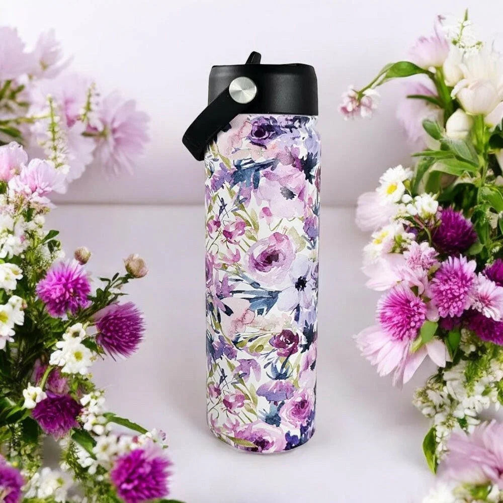 Peonie Rose Water Bottle - Exquisite Homewares 