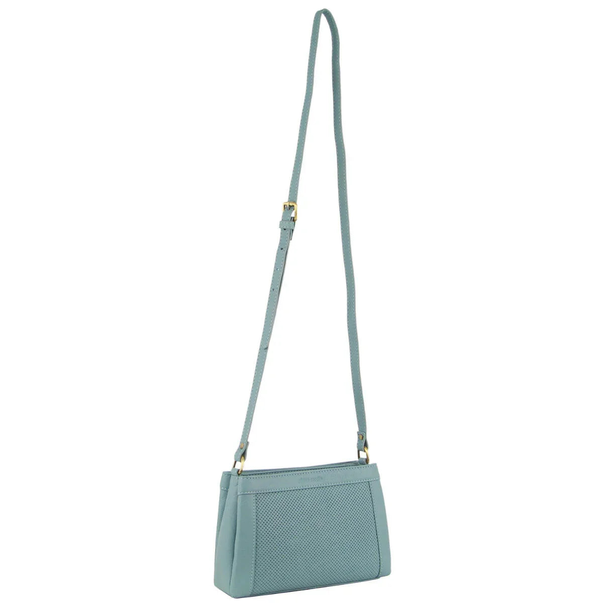 Pierre Cardin Leather Perforated Design Cross-Body Bag - Exquisite Homewares 