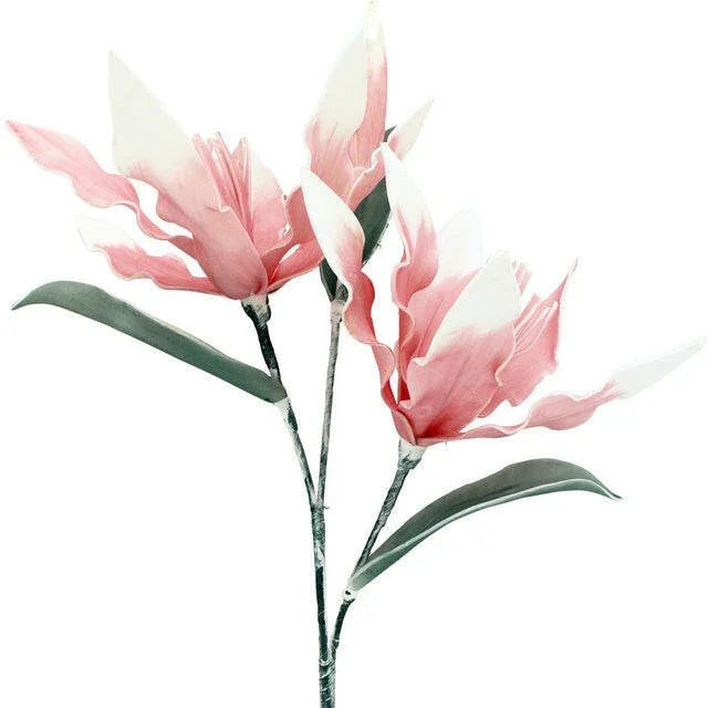 Pink Blossom Lilies Stem - Exquisite Homewares 