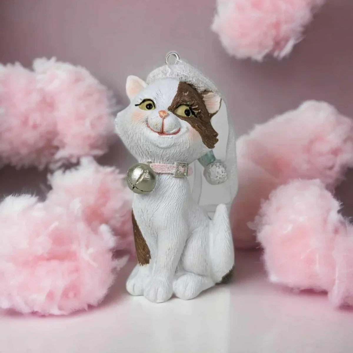 Pink or Green Hanging Cat Tree Decoration - Exquisite Homewares 