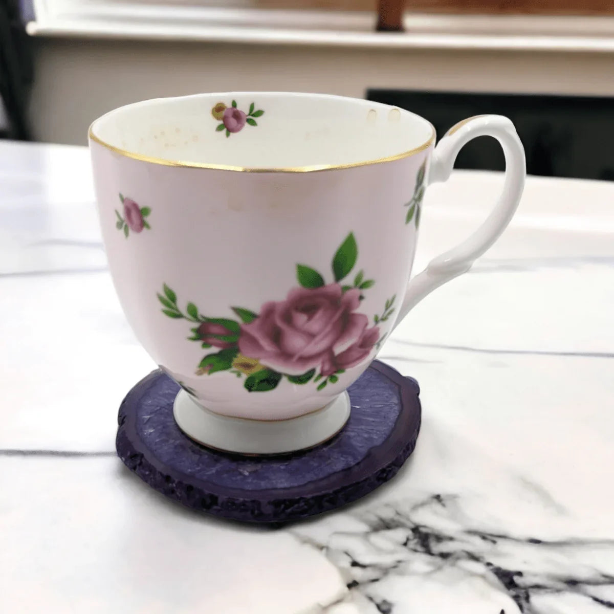 Purple Agate Coasters - Exquisite Homewares 