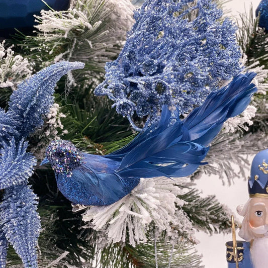 Que Floral Stem Blue - Exquisite Homewares 