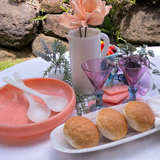 Randle Plate Pink - Exquisite Homewares