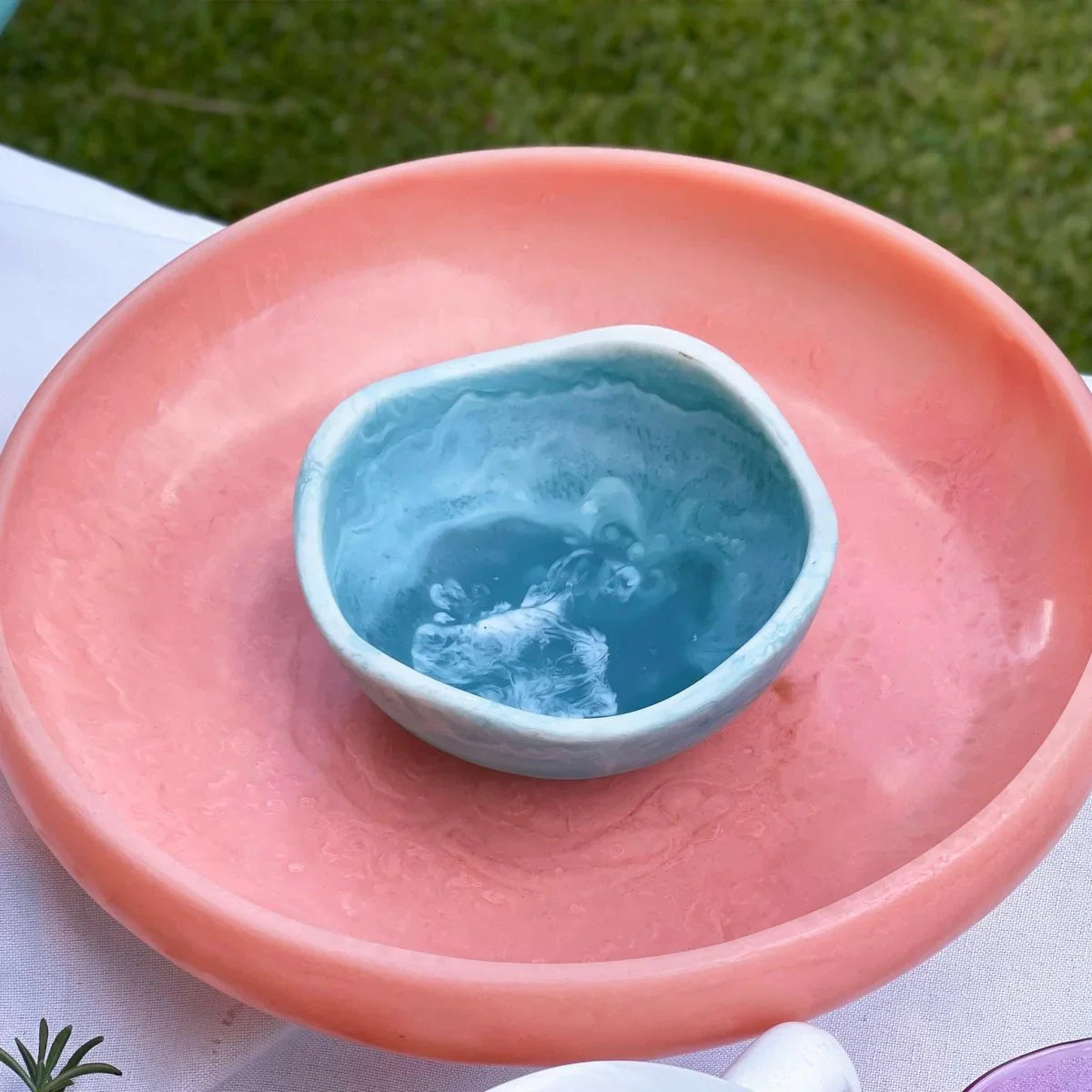 Randle Plate Pink - Exquisite Homewares 