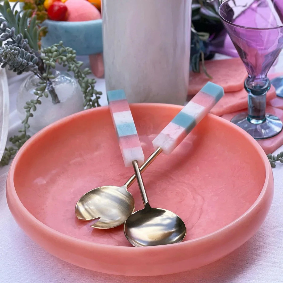 Randle Plate Pink - Exquisite Homewares 